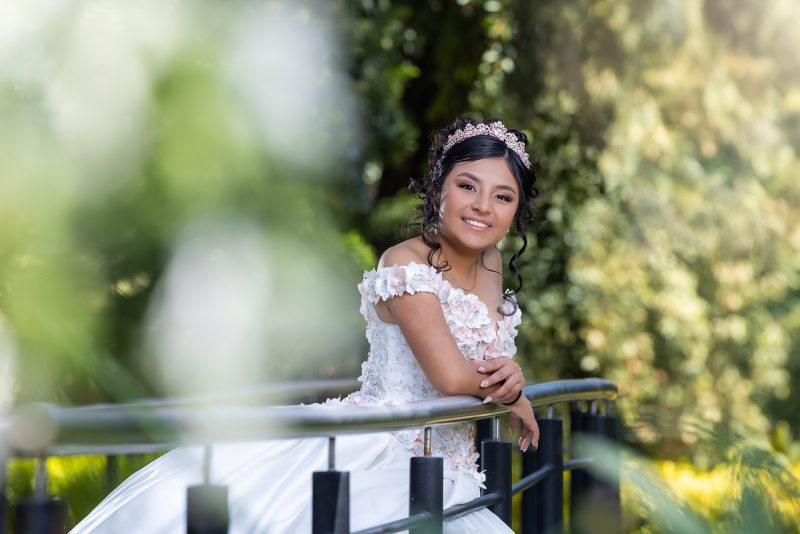 Sesión de fotos 15 años en Los Pinos CDMX