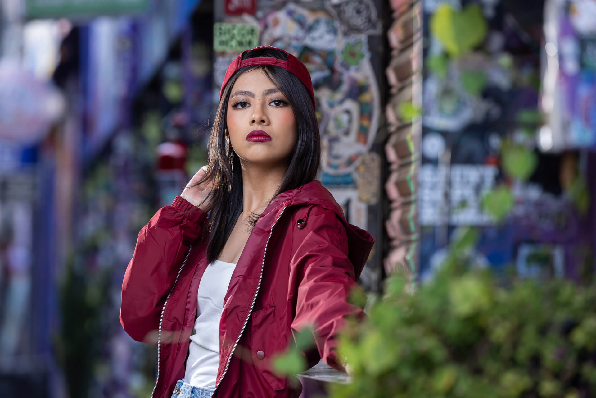 sesión previa de 15 años urbana rockera en ex fábrica