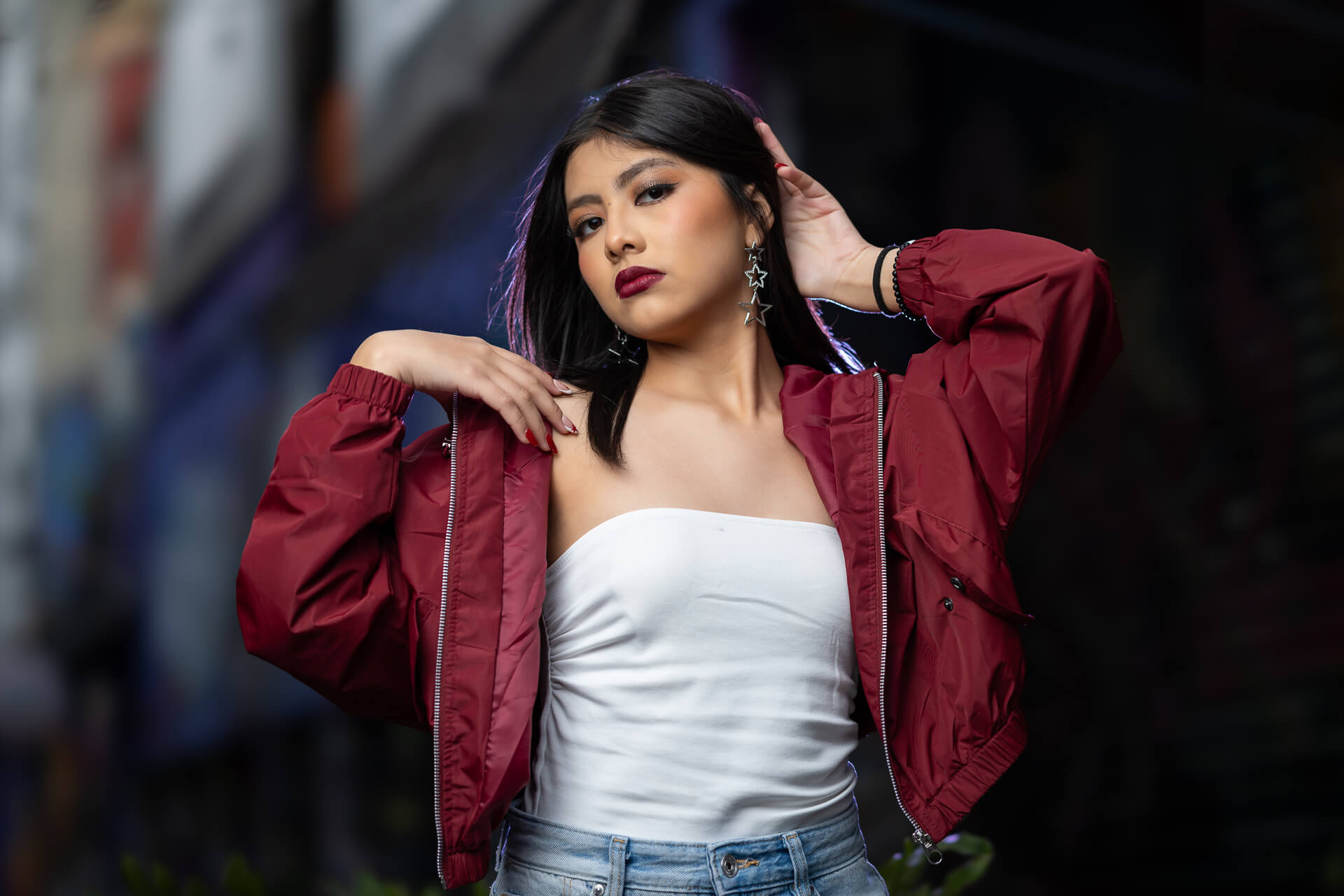 sesión previa de 15 años urbana rockera en ex fábrica