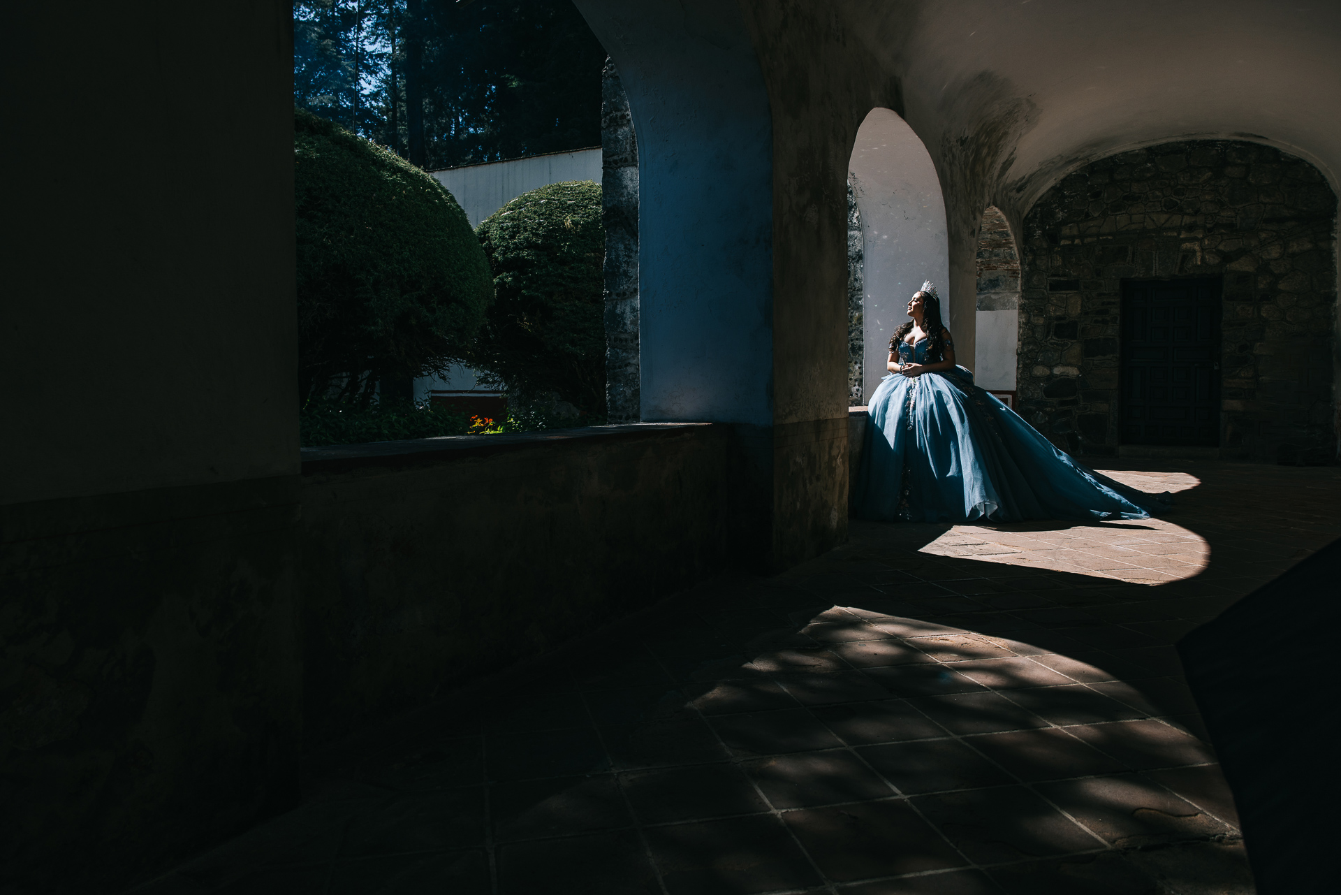 Sesión de fotos de XV años en el Desierto de los Leones