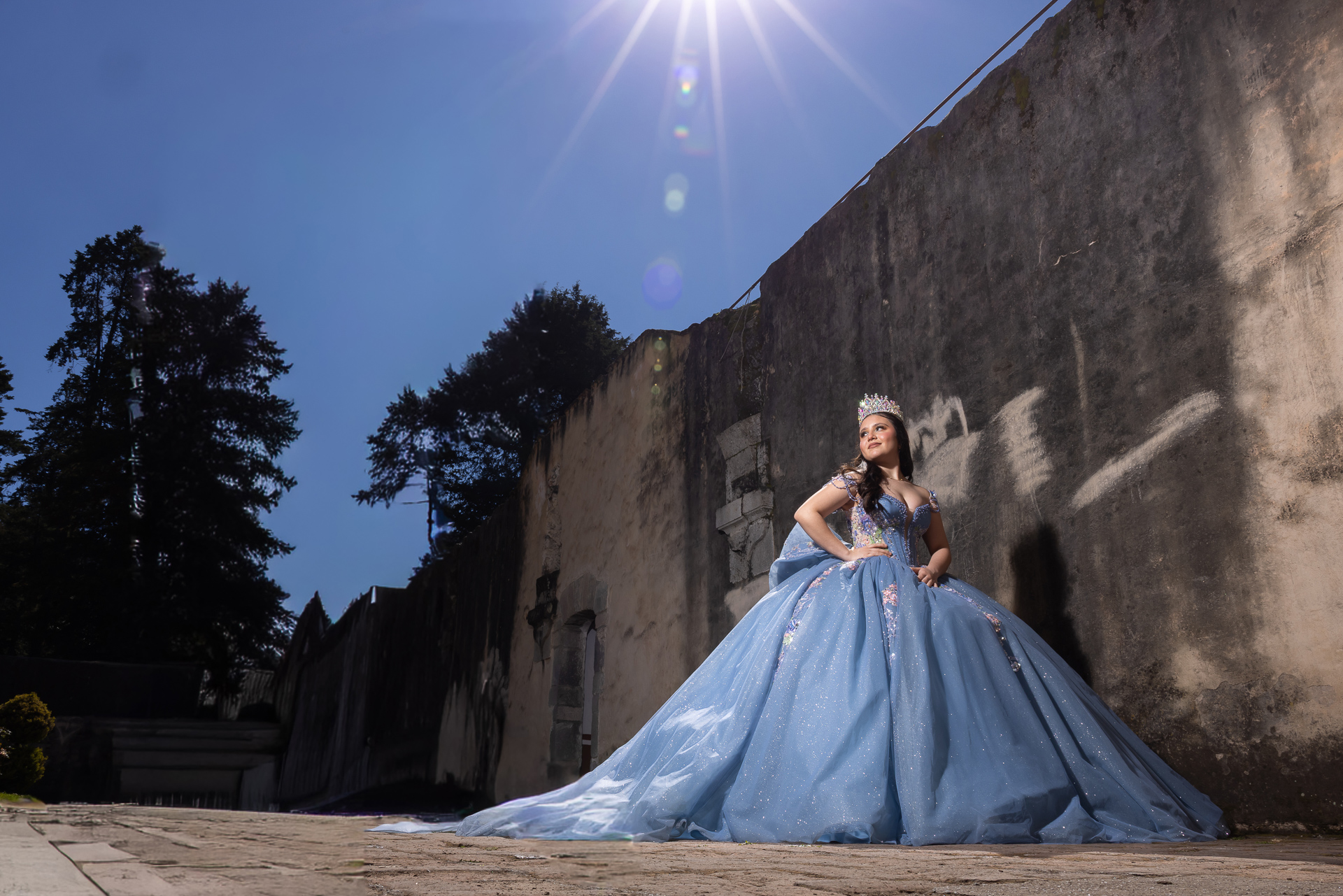 Sesión de fotos de XV años en el Desierto de los Leones
