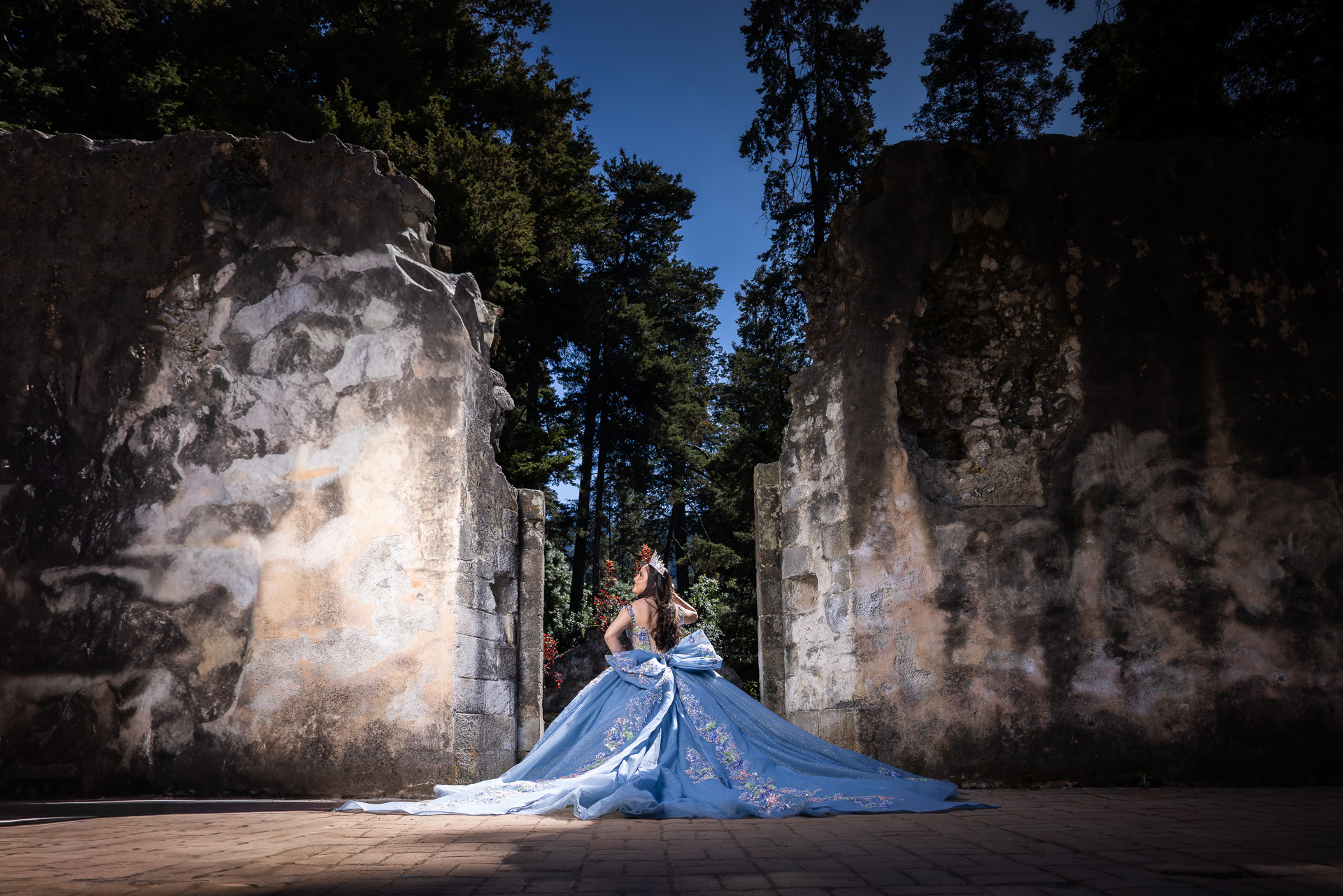Sesión de fotos de XV años en el Desierto de los Leones